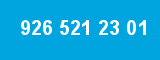 926 521 23 01 926 521 23 01